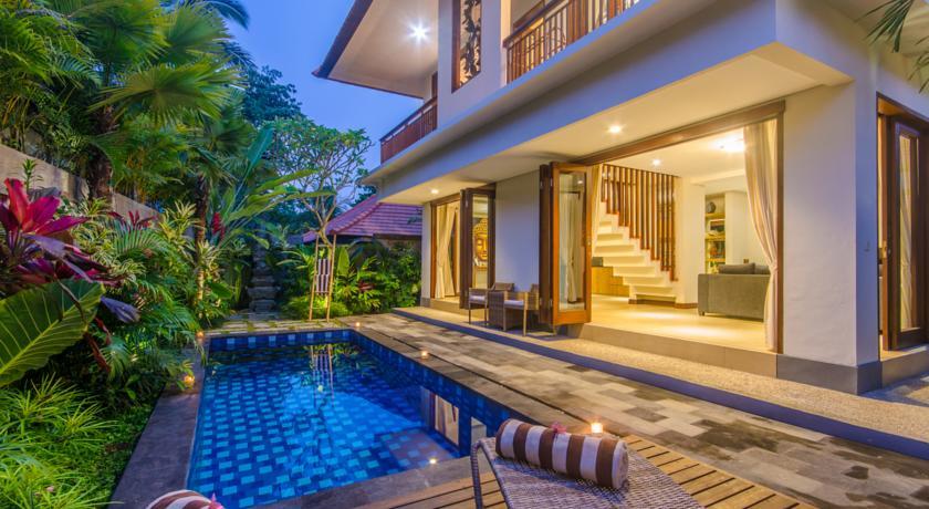 La-Meli Villas Ubud Oda fotoğraf